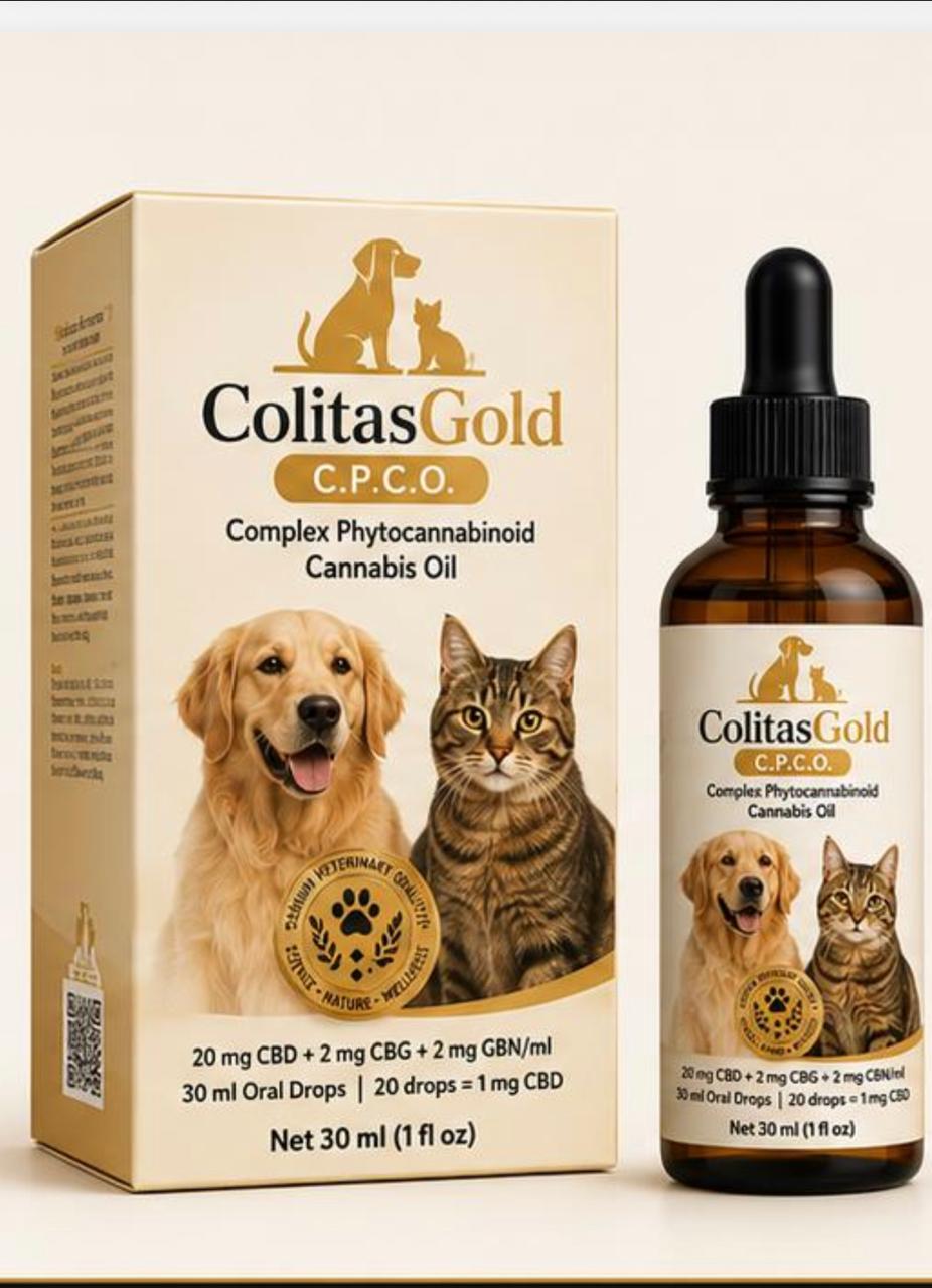 ColitasGold bottle and packaging